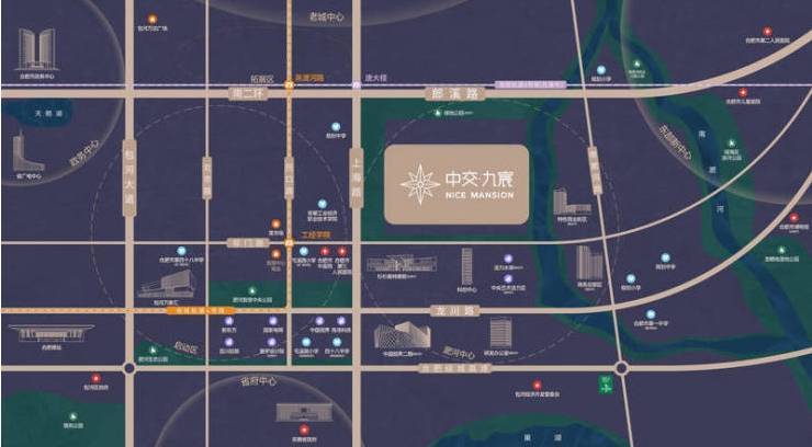 配套交通地图户型图售楼部电话号码包河区中交九宸房价楼盘户型周边(图3)